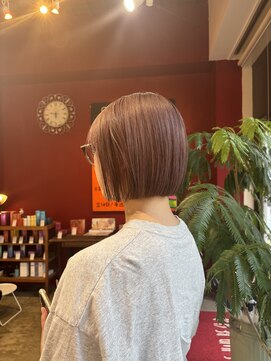 オアズヘアービィグラッド(ORe'S HAIR BE GLaD) 透明感！パープルピンクカラー