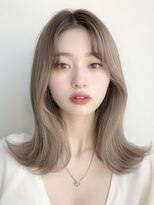 ニコ トウキョウ 渋谷(nico TOKYO)&nbsp;アッシュベージュ/髪質改善/ダブルカラー/ケアブリーチ/韓国