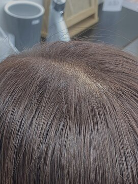 レイディバードカラー 深谷稲荷町店 根元の白髪染め（リタッチ）