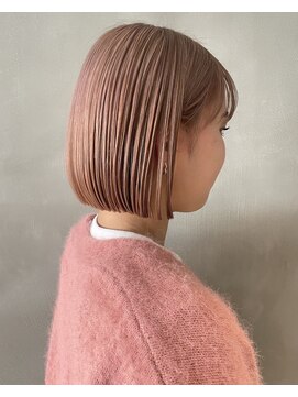 ハウ 心斎橋(how) ピンクグレープフルーツ透明感抜群こなれ大人可愛いピンクへア