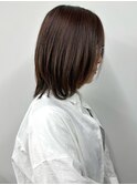 ＊ラフ柔らかボブ黒髪ミディアムロングウルフ前髪あり30代40代