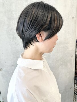 モリオ(morio) ＊大人ショートボブ大人かわいい丸みショート前髪あり30代40代2