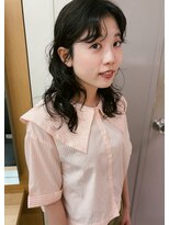 メク(meku)&nbsp;ミディアムパーマ*黒髪パーマ