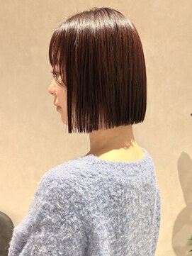 コンフィー(comfy) 【mimura】ぱつっとボブ　ストレートボブ　縮毛矯正　草加