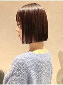 【mimura】ぱつっとボブ ストレートボブ 縮毛矯正 草加