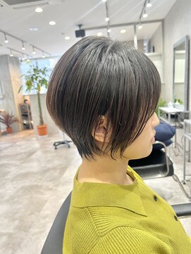 ソヨン 本厚木店(SOYON) モテショート/黒髪ヘアスタイル/くびれ/ブルーブラック/本厚木