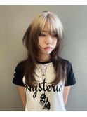 【Haco+】Sayu_ツートンカラー_ブリーチ