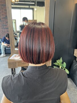 ベレッタ 枚方店(veretta.) ブリーチ無しで作るアンブレラカラー☆