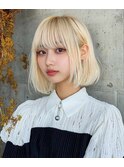 似合わせカットメルティカラー着物フェミニンロング