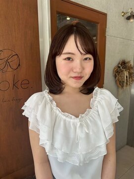 ヨーク(yoke.) ボブ/ショートボブ/似合わせカット/マロンブラウン