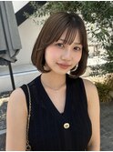 上品内巻きボブ