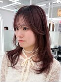 韓国風レイヤーカット髪質改善ダブルカラーハッシュカット
