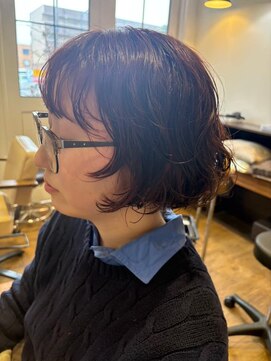 ハイレート ウニクス川越店(Hairate) 【Hairate本川越】エッジラインショートボブ