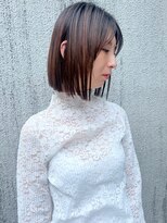 ラウンジ モリオ イケブクロ(Lounge MORIO Ikebukuro)&nbsp;【morio】大人上品切りっぱなしボブ×耳掛け♪