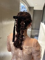 プランツヘアー&nbsp;編みおろしツイン♪