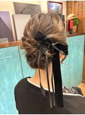 シニヨンヘア