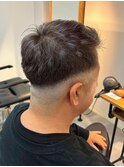 千葉駅MEN’S HAIR/サーフカール/刈り上げセンターパート