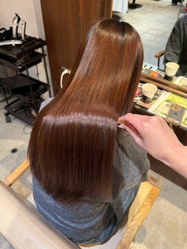 クラン バイ ナチュラル(clan by Natural) 髪質改善ストレート/ウォームブラウン/艶髪ロング/縮毛矯正/艶髪