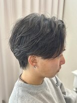 サイクル(CYCLE)&nbsp;MEN’S HAIR/サーフカール/刈り上げセンターパート/伊勢崎
