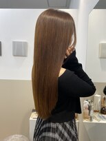 シュヴーブリヤン(cheveux brillants)&nbsp;【美髪縮毛矯正で再現性100%】顔周りレイヤー＋ストレートロング