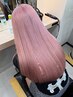 ケアブリーチ使用★ブリーチ2回トリプルカラー+生トリートメント ¥22000