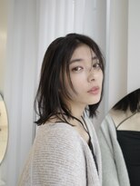 ヌヌ 渋谷 原宿 明治神宮前(nunu) レイヤーカットウルフカットボブグレージュオリーブべージュ