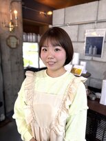 ファスナー(fustener) ミニボブ×明るめブラウン
