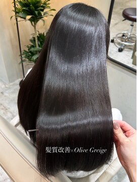 オリ('Oli) 髪質改善カラー×オリーブグレー