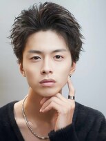 アグ ヘアー イロア 都島店(Agu hair iroa) 《Agu hair》アップバングショート【numberA.×BLEACHi】マット