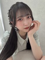 カシュカシュ 表参道(cache cache)&nbsp;ヘアアレンジヘアセットツインテールガーリーヘア