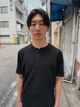 ハイセンス(HISENSE) メンズカットナチュラルセンターパートメンズウルフヘア【GIA】