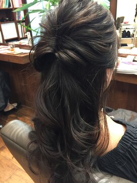 ヘアールーム グリン(Hair room GRin) GRin×ハーフUP