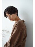 大人女性ハンサムくびれショートボブ/前髪なし◎30代40代50代