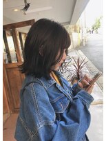 パム 恵比寿(PAM.)&nbsp;《pam.ゴトウ》暗髪ロブ