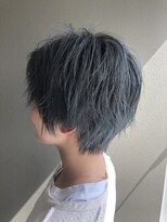 シャンプーボーイエイムス(SHAMPOO BOY aims)&nbsp;ブリーチ必須！ブルーグレーショート