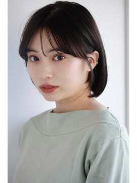 ラフ フロム ガーデン(Laf from GARDEN) 【Laf 田中双葉】小顔バングと耳かけボブ
