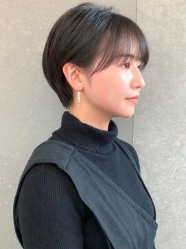 ロンド 表参道店(Lond) Lond表参道【伊杏】大人気！女性らしい耳かけ丸みショート