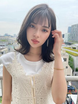 アイヴィ 表参道(IVY) ダークカラーくびれボブ【肥田亜沙美】