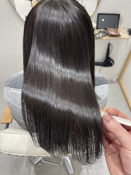 ジーナ 千葉(Zina) premium髪質改善×ブルーブラック　ハセガワ