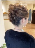 ドレスヘア_ヘアアレンジお客様スタイル