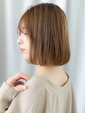 ドクターズサロン LAB 小山店 透明感あるメルティカラーで小顔ツヤ感ボブf小山20代30代40代