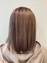 ヘアポジション 大曲飯田店(HAIR Position)&nbsp;ブリーチオンカラー×ピンクベージュ