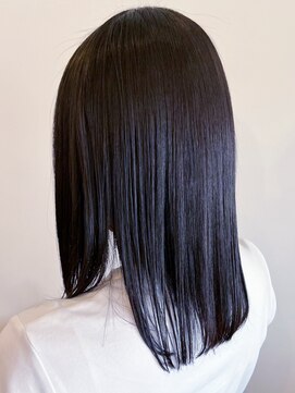 レポヘアー(Repos hair) 20代30代40代髪質改善トリートメント艶感ストレートセミロング