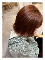 クシェル バイ リリア(kuschel by LILIA.)&nbsp;ブリーチなしでも明るめオレンジ♪