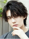 【緩めツイスパ】センターパートウルフ