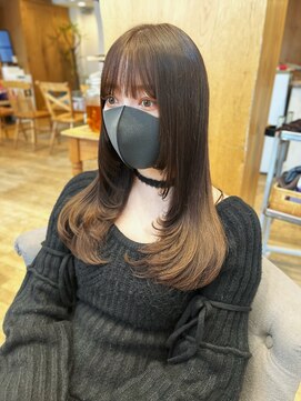 バイオレット 表参道店(Violet) ◎韓国風レイヤーカット顔周りレイヤーレイヤーカット小顔ヘア