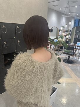 ザザ シンジュク(ZA/ZA shinjuku) 春カラーと外はねボブ