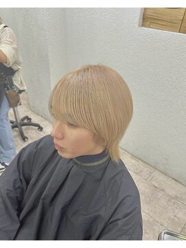 プライズ 成増店(prize) ミルクティーベージュダブルカラーハイトーン成増