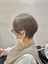 ポート 蕨(PORT) 【篠原】白髪ぼかしハイライトショートボブ