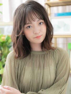 カバーヘア ブリス 戸田公園西口店(COVER HAIR bliss) ★エンドカラー外ハネ小顔ロングウルフウェットヘア20代30代★10